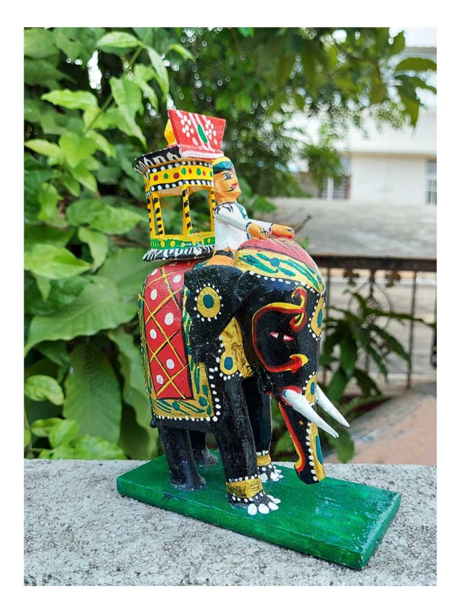 Wooden Ambari Big - Kondapalli Dolls
