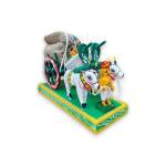 Wooden Bullock Cart - Kondapalli Dolls
