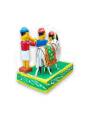 Wooden Festive Bull Procession Set - Kondapalli Dolls
