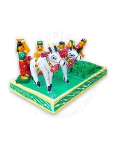 Wooden Farm Work Set - Kondapalli Dolls
