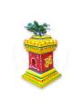 Wooden Tulsi Pot - Small - Kondapalli Dolls
