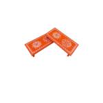 Festive - Pooja Peetam / Chowki - Small Rectangle - Set of 2 - Orange Color - 3x6 inch
