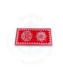 Festive - Peetam Chowki - 3x6 Inches - Set of 2 - Rectangle - Red Color | Design - Aishwarya Chakram and Hridaya Kamalam Festive - Peetam Chowki - 3x6 Inches - Set of 2 - Rectangle - Red Color | Design - Aishwarya Chakram and Hridaya Kamalam