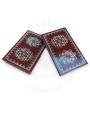 Festive - Peetam Chowki - 6x9 Inches - Set of 2 - Rectangle - Coffee Color | Design - Aishwarya Chakram and Hridaya Kamalam Festive - Peetam Chowki - 6x9 Inches - Set of 2 - Rectangle - Coffee Color | Design - Aishwarya Chakram and Hridaya Kamalam
