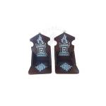 Festive - Diya Stand -  Wall Hanging - Set of 2 - Coffee Color