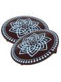 Festive - Peetam Chowki - 10x10 Inches - Set of 2 - Round - Coffee Color | Design - Hridaya Kamalam
Festive - Peetam Chowki - 10x10 Inches - Set of 2 - Round - Coffee Color | Design - Hridaya Kamalam