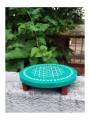 Festive - Wooden Rangoli Puja Peetam - Round - Assorted - Single - 6 inch Festive - Wooden Rangoli Puja Peetam - Round - Assorted - Single - 6 inch