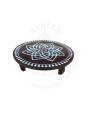 Festive - Peetam Chowki - 8x8 Inches - Single - Round - Coffee Color | Design - Hridaya Kamalam
Festive - Peetam Chowki - 8x8 Inches - Single - Round - Coffee Color | Design - Hridaya Kamalam