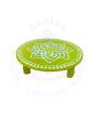 Festive - Peetam Chowki - 8x8 Inches - Single - Round - Green Color | Design - Hridaya Kamalam
Festive - Peetam Chowki - 8x8 Inches - Single - Round - Green Color | Design - Hridaya Kamalam