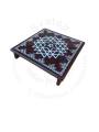 Festive - Peetam Chowki - 10x10 Inches - Single - Square - Coffee Color | Design - Aishwarya Chakram
