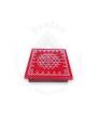 Festive - Peetam Chowki - 5x5 Inches - Set of 2 - Square - Red Color | Design - Aishwarya Chakram Festive - Peetam Chowki - 5x5 Inches - Set of 2 - Square - Red Color | Design - Aishwarya Chakram