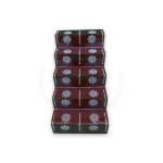 Festive - Pooja Stand - 5 Steps - Coffee Color - Traditional Rangoli - Box Type