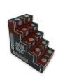 Festive - Pooja Stand - 5 Steps - Coffee Color - Traditional Rangoli - Box Type