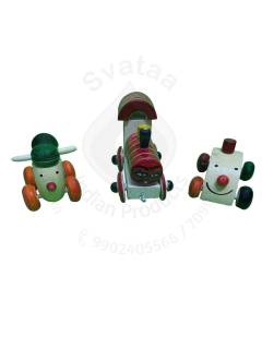 Toy - Train, Scooter and Car - Vehicles Combo