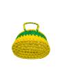 Chettinad Kottan - Small Basket, Green-Yellow - Geographical Indexed (pack of 2)