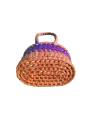 Chettinad Kottan - Small Basket, Purple-Orange - Geographical Indexed (pack of 2)