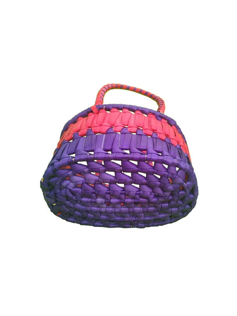 Chettinad Kottan - Small Basket, Red-Purple - Geographical Indexed (pack of 2) Chettinad Kottan - Small Basket, Red-Purple - Geographical Indexed (pack of 2)