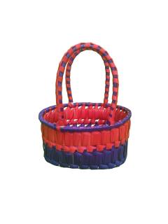 Chettinad Kottan - Small Basket, Red-Purple - Geographical Indexed (pack of 2) Chettinad Kottan - Small Basket, Red-Purple - Geographical Indexed (pack of 2)