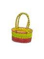Chettinad Kottan - Small Basket, Yellow-Pink - Geographical Indexed (pack of 2) Chettinad Kottan - Small Basket, Yellow-Pink - Geographical Indexed (pack of 2)