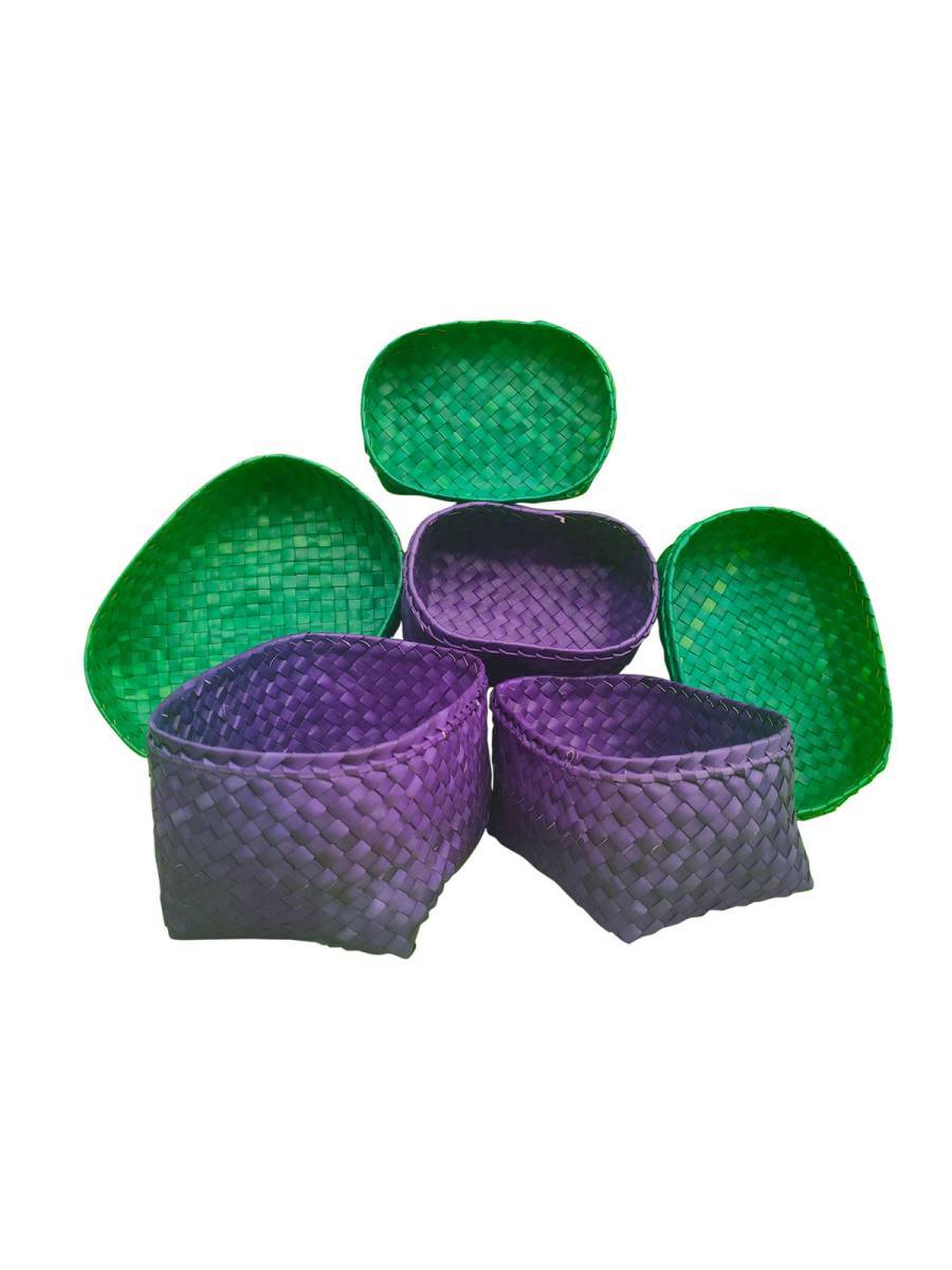 Organizers - Chettinad Kottan - Box In Box, Purple-Green - Geographical Indexed