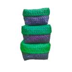 Organizers - Chettinad Kottan - Box In Box, Purple-Green - Geographical Indexed