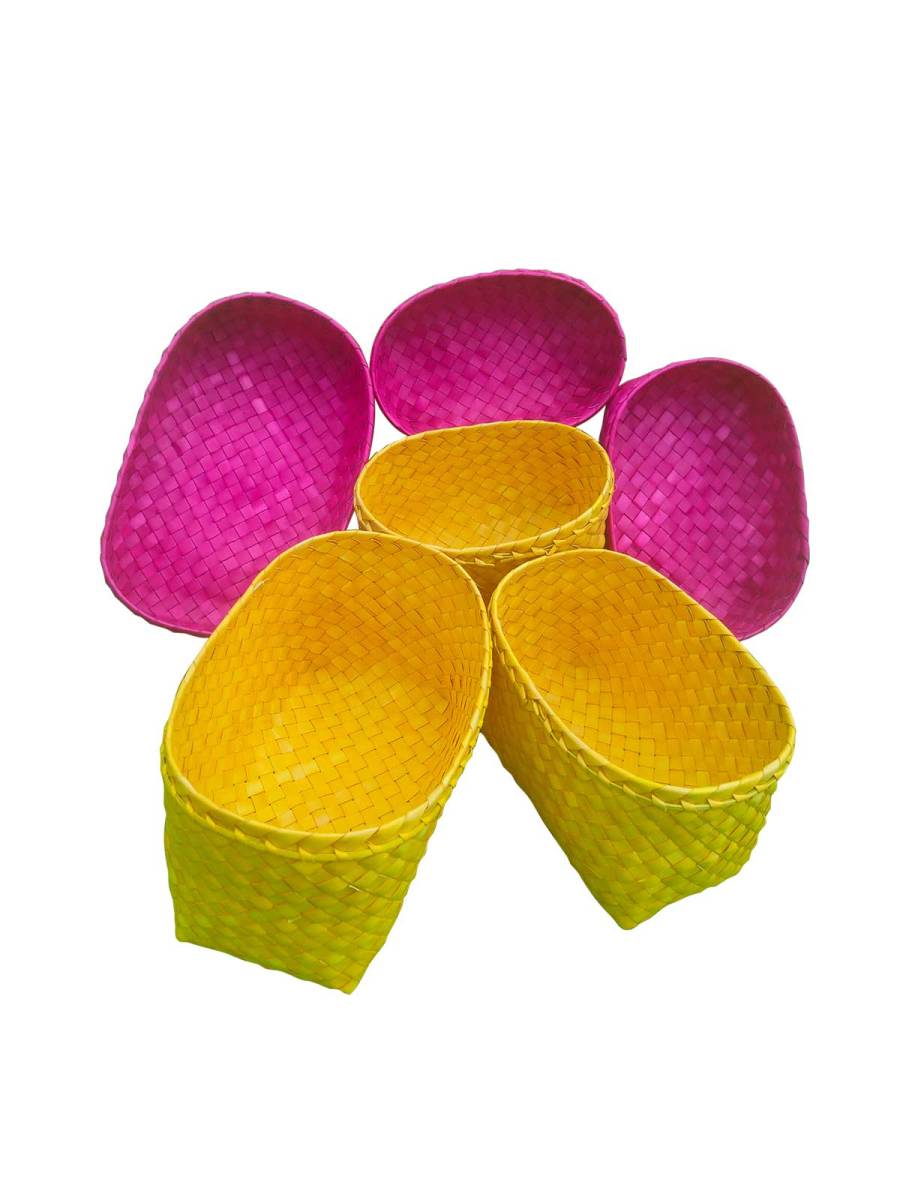 Organizers - Chettinad Kottan - Box In Box, Yellow-Pink - Geographical Indexed Organizers - Chettinad Kottan - Box In Box, Yellow-Pink - Geographical Indexed