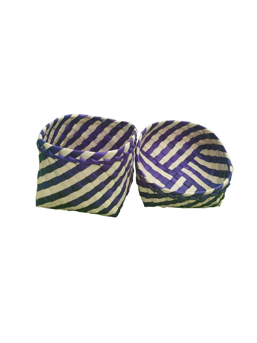 Organizers - Chettinad Kottan - Plain Kottan Box, Blue - Geographical Indexed (Pack of 2) Organizers - Chettinad Kottan - Plain Kottan Box, Blue - Geographical Indexed (Pack of 2)