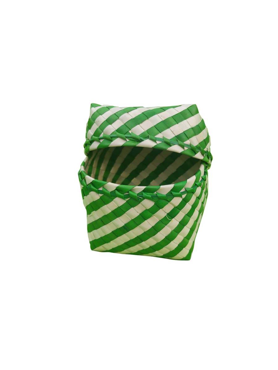 Organizers - Chettinad Kottan - Plain Kottan Box, Green - Geographical Indexed (pack of 2) Organizers - Chettinad Kottan - Plain Kottan Box, Green - Geographical Indexed (pack of 2)