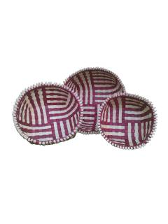 Organizers - Chettinad Kottan - Stacked Spike Kottan, Maroon - Geographical Indexed