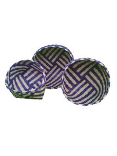 Organizers - Chettinad Kottan - Stacked Bowl, Dark Blue - Geographical Indexed