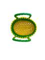 Chettinad Kottan - Small Basket, Green-Yellow - Geographical Indexed (pack of 2)
