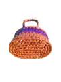 Chettinad Kottan - Small Basket, Purple-Orange - Geographical Indexed (pack of 2)
