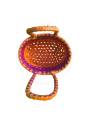 Chettinad Kottan - Small Basket, Purple-Orange - Geographical Indexed (pack of 2)
