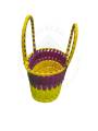 Chettinad Kottan - Small Basket, Purple-Yellow - Geographical Indexed (pack of 2)
