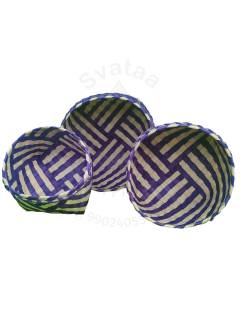 Organizers&nbsp;- Chettinad Kottan - Stacked Bowl, Dark Blue - Geographical Indexed
