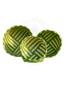 Organizers&nbsp;- Chettinad Kottan - Stacked Bowl, Parrot Green - Geographical Indexed
