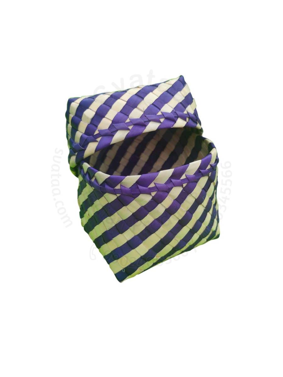 Organizers&nbsp;- Chettinad Kottan - Plain Kottan Box, Blue - Geographical Indexed (Pack of 2)
