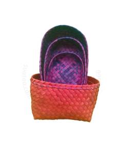 Organizers&nbsp;- Chettinad Kottan - Box In Box , Red-Purple-Blue - Geographical Indexed
