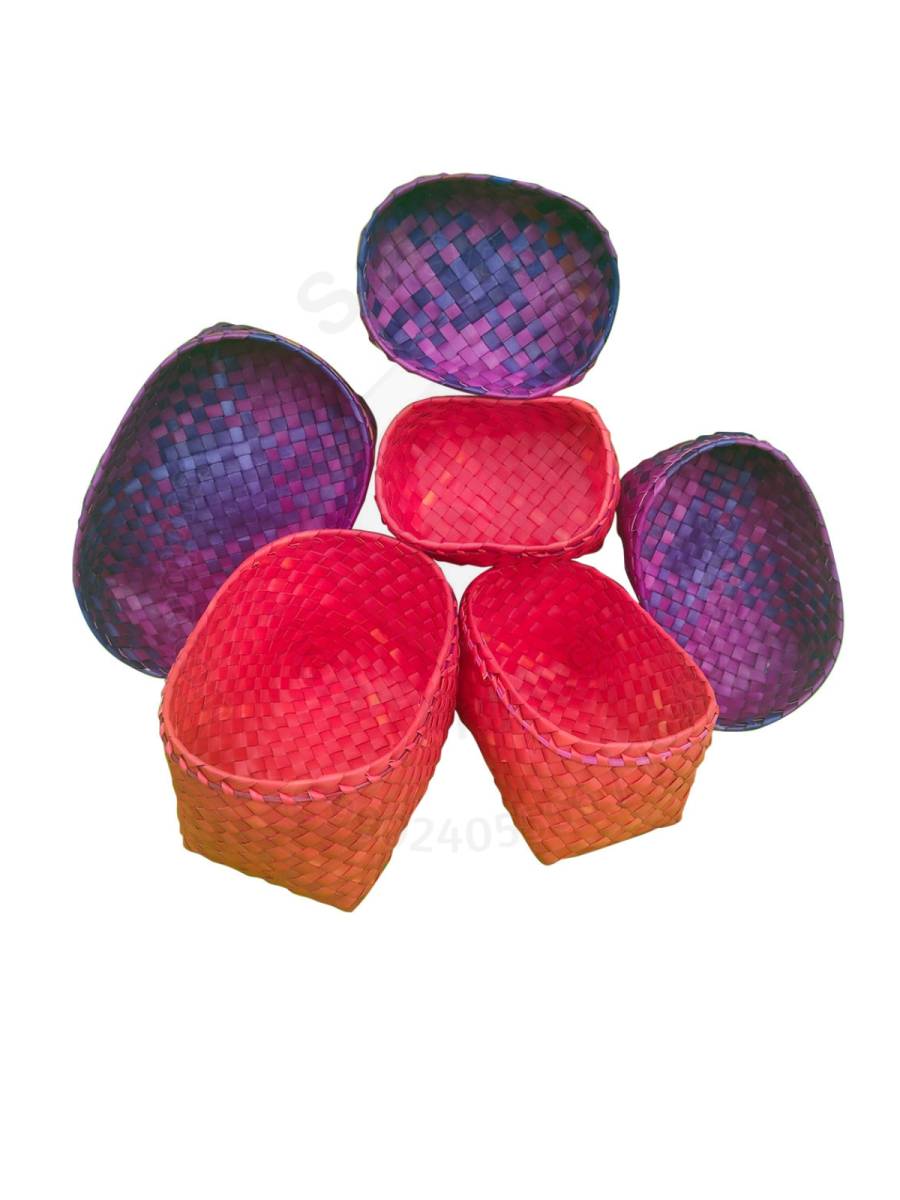 Organizers&nbsp;- Chettinad Kottan - Box In Box , Red-Purple-Blue - Geographical Indexed
