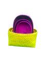 Organizers&nbsp;- Chettinad Kottan - Box In Box, Yellow-Pink - Geographical Indexed
