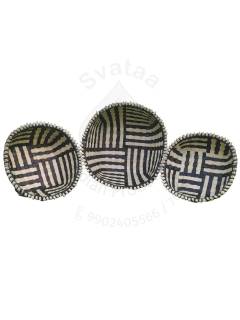 Organizers&nbsp;- Chettinad Kottan - Stacked Spike Kottan, Black - Geographical Indexed
