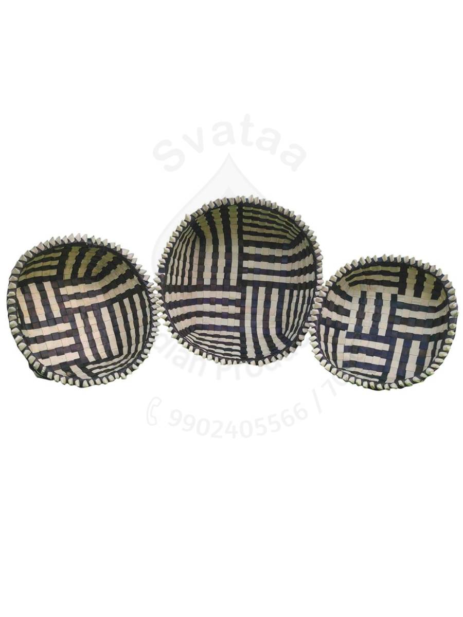 Organizers&nbsp;- Chettinad Kottan - Stacked Spike Kottan, Black - Geographical Indexed
