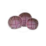 Organizers&nbsp;- Chettinad Kottan - Stacked Spike Kottan, Maroon - Geographical Indexed
