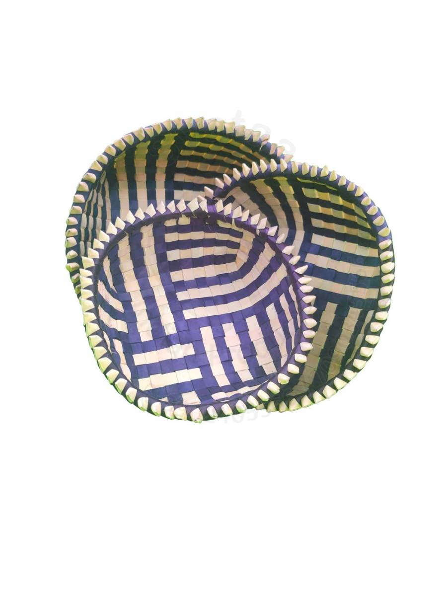 Organizers&nbsp;- Chettinad Kottan - Stacked Spike Kottan, Navy Blue - Geographical Indexed
