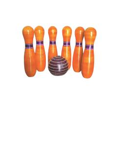 Game - Wooden Bowling Play Set