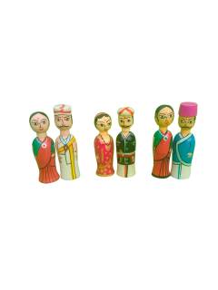 Regional Couple Dolls - Mini - Set of 3