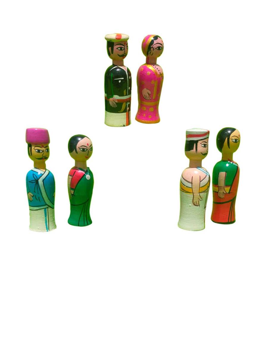 Regional Couple Dolls - Mini - Set of 3