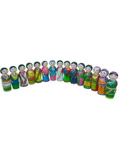 Regional Couple Dolls - States & UTs - set of 15 - (set 1) Regional Couple Dolls - States & UTs - set of 15 - (set 1)