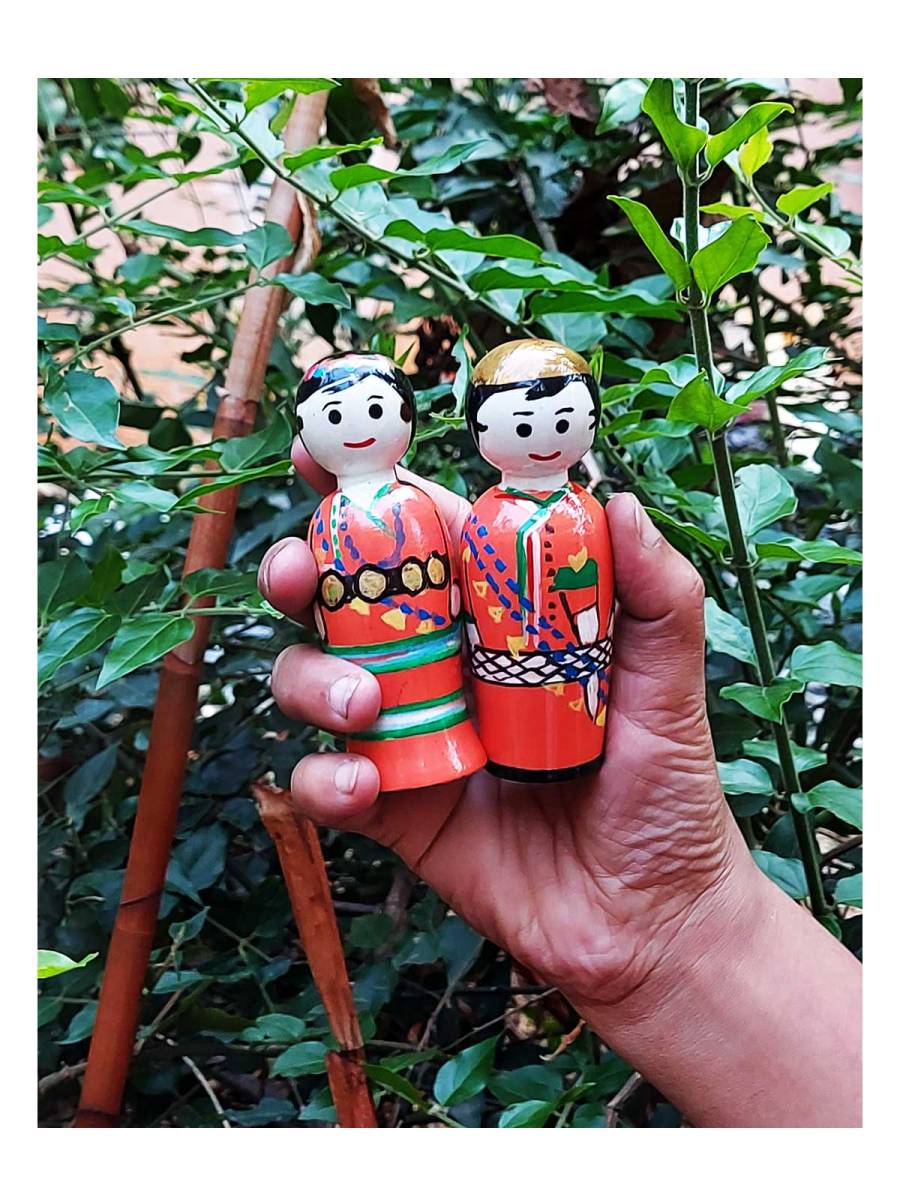 Arunachal Pradesh Couple Doll - Geographical Indexed