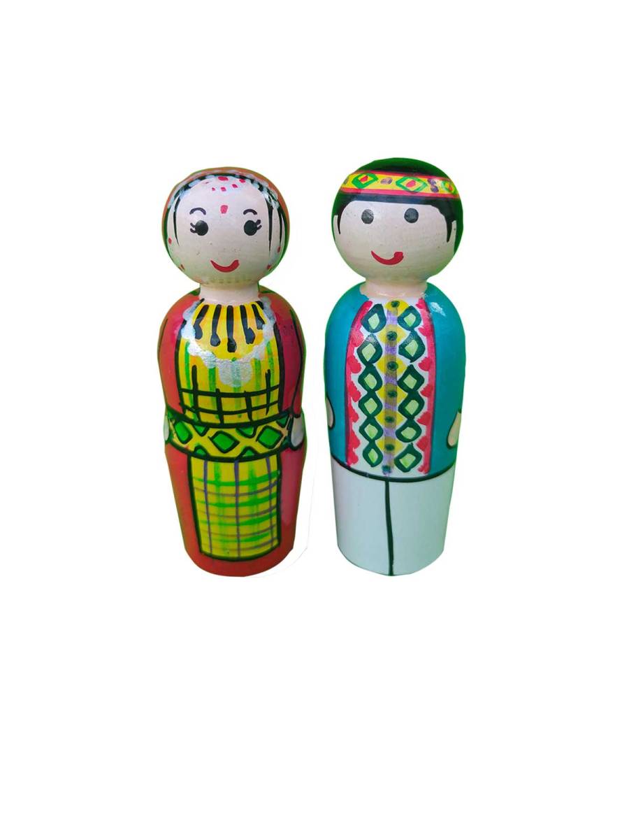 Himachal Couple Doll - Geographical Indexed Himachal Couple Doll - Geographical Indexed